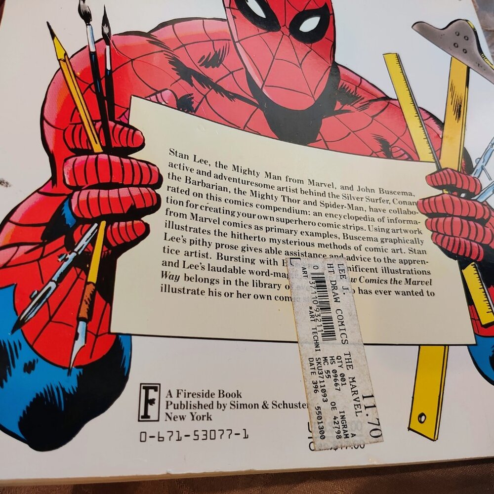 How to Draw Comics the Marvel Way by Stan Lee and John Buscema, Gently Used - Picture 4 of 15